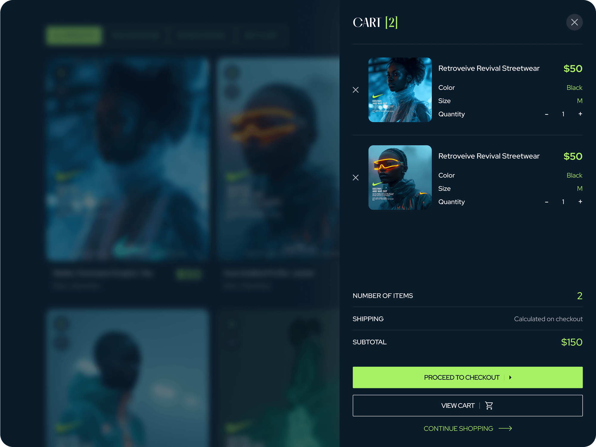 Eternelle e-commerce store